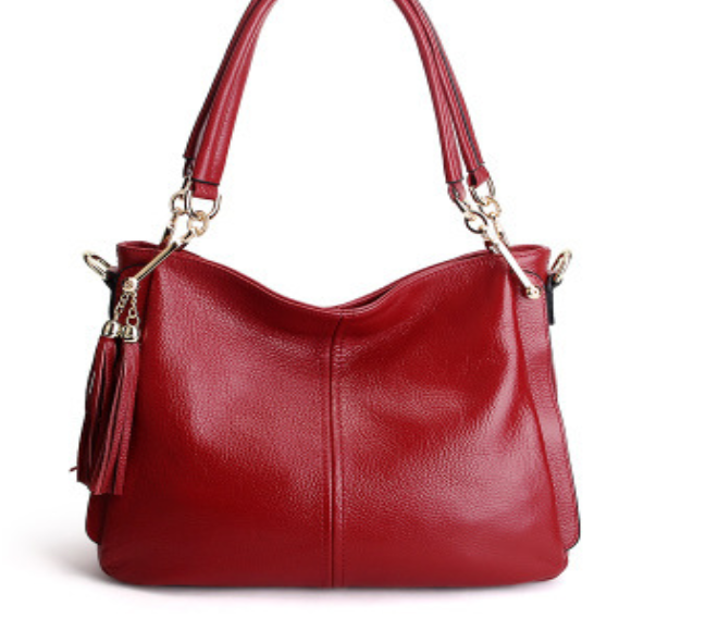 Bolso de Cuero Cruzado