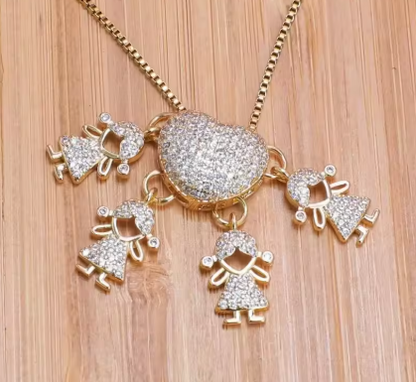 Collar Amor de Madre – Bañado en Oro de 18K